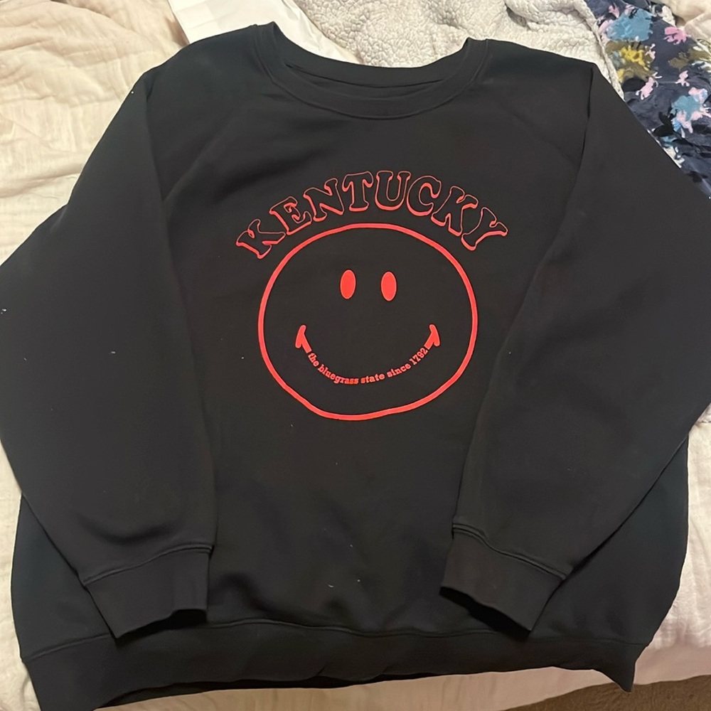 smiley kentucky sweatshirt